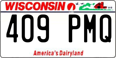 WI license plate 409PMQ