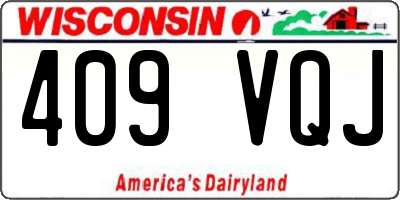WI license plate 409VQJ
