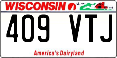 WI license plate 409VTJ