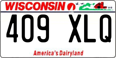 WI license plate 409XLQ