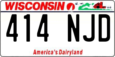 WI license plate 414NJD