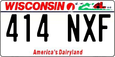 WI license plate 414NXF