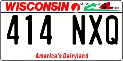WI license plate 414NXQ