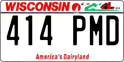 WI license plate 414PMD