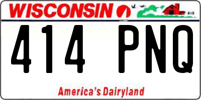 WI license plate 414PNQ