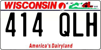 WI license plate 414QLH