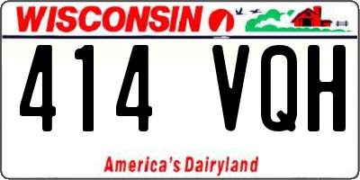 WI license plate 414VQH