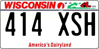 WI license plate 414XSH