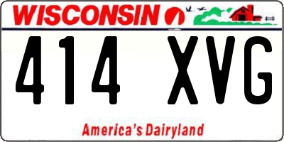 WI license plate 414XVG