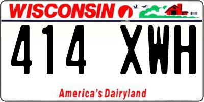 WI license plate 414XWH