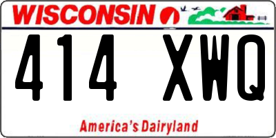 WI license plate 414XWQ