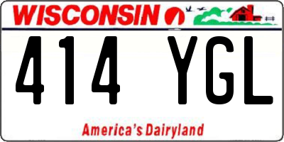 WI license plate 414YGL