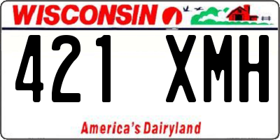 WI license plate 421XMH