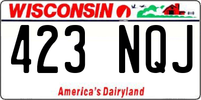 WI license plate 423NQJ