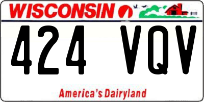 WI license plate 424VQV