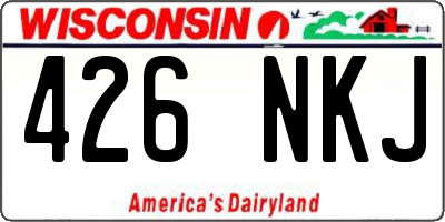 WI license plate 426NKJ