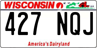 WI license plate 427NQJ