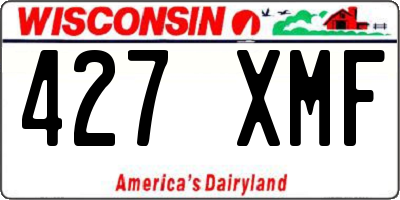 WI license plate 427XMF