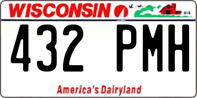 WI license plate 432PMH