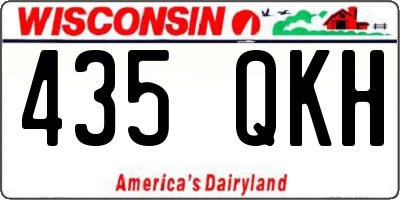 WI license plate 435QKH