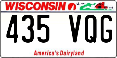 WI license plate 435VQG
