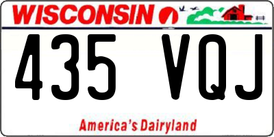 WI license plate 435VQJ