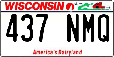 WI license plate 437NMQ