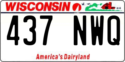 WI license plate 437NWQ