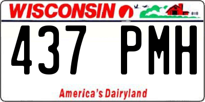 WI license plate 437PMH