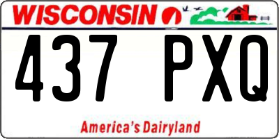 WI license plate 437PXQ