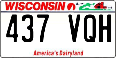 WI license plate 437VQH
