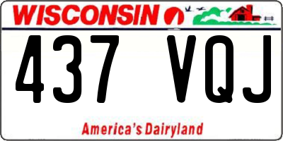 WI license plate 437VQJ