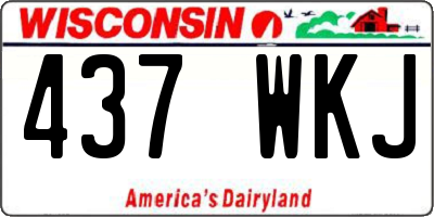 WI license plate 437WKJ