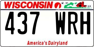 WI license plate 437WRH
