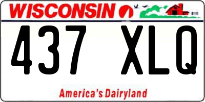 WI license plate 437XLQ