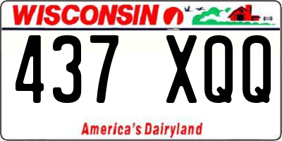 WI license plate 437XQQ