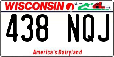 WI license plate 438NQJ