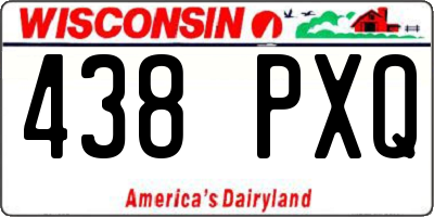 WI license plate 438PXQ