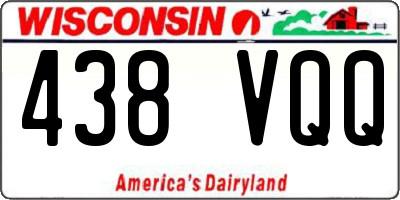 WI license plate 438VQQ