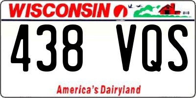 WI license plate 438VQS
