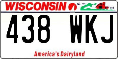 WI license plate 438WKJ