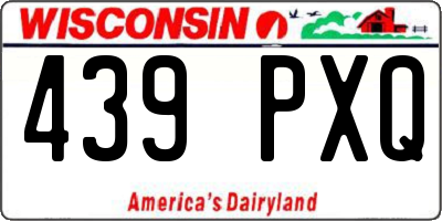 WI license plate 439PXQ