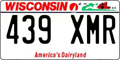 WI license plate 439XMR
