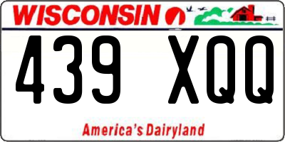 WI license plate 439XQQ