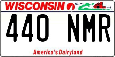WI license plate 440NMR