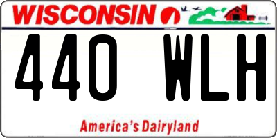 WI license plate 440WLH