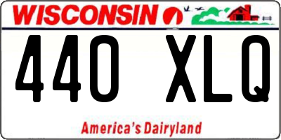WI license plate 440XLQ
