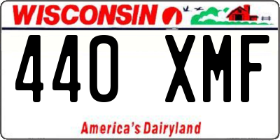 WI license plate 440XMF