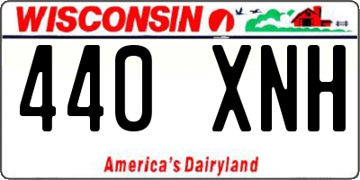 WI license plate 440XNH