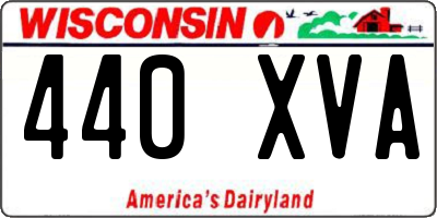 WI license plate 440XVA